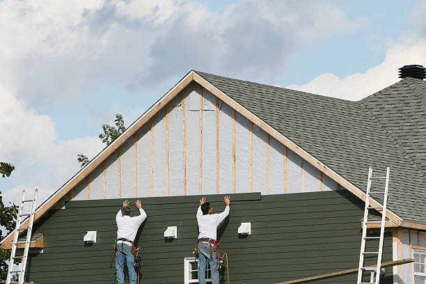 Professional Siding technician working in Central City, KY